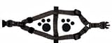 Pet Supplies : Black 1' Extra Large Deluxe Step In Dog Harness