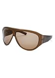 Aviator Sunglasses: Transparent Brown/Brown
