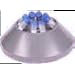 Scilogex 19200316 Model A12-10P Plastic Centrifuge Rotor for DM0412 Clinical Centrifuge, Holds 8 x 15ml Tube, 4500rpm Maximum Speed