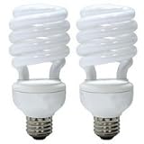 4 Pack DIMMABLE Compact Fluorescent Light Bulbs! 23w = 100w ULAmerica Model: SDS23P UL Listed 1600Lumens 8000 Hrs Life Energy Star