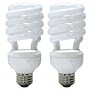 4 Pack DIMMABLE Compact Fluorescent Light Bulbs! 23w = 100w ULAmerica Model: SDS23P UL Listed 1600Lumens 8000 Hrs Life Energy Star