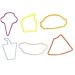 21sMeqfafZL. SL75 Cheap Bandz 24pk Fast Food Shapes