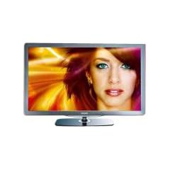 Philips 32PFL7605H/12 81,3 cm (32 Zoll) LED-Backlight-Fernseher (Full-HD, 100Hz, Ambilight Spectra 2, DVB-T/-C) schwarz/silbergrau geb�rstete Decofront
