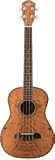 Oscar Schmidt OU57 Gloss Baritone Ukulele, Spalted Mango Wood, Aquilla Strings, Grover Tuners