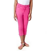 Limited Cotton Rich Zipped Twill Cropped Jeans