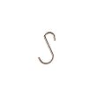 3" Grid or "S" Hook - Brass-Plated - 6 cards (24 hooks total)
