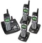 AT&T E5945 5.8 GHz 4 Handset Answering System with Caller ID (Black)