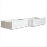 Raised Panel Drawers (White) - Atlantic 66002