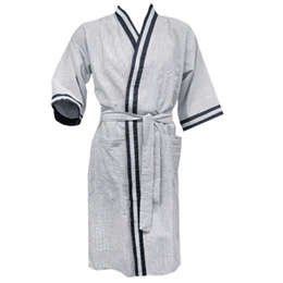 State O Maine Seersucker Printed Stripe Robe State O Maine Seersucker Printed Stripe Robe