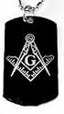 MASONIC MASONS- Dog tag Necklace-FREE CHAIN-ENGRAVED