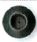 3/8 Recessed Plastic Center Hole Plug (Qty: 250)