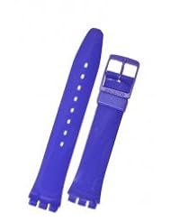 Genuine Swatch Classic Callicarpa Purple Resin Watch Band