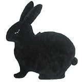 湯たんぽ クッション うさぎ ブラックの画像