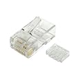 100 Rj45 Ends Modular Plugs Cat5e Ethernet Cable End Connectors
