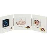 Babyprints TURTLE SONOGRAM-to-FIRST YEAR frame in White