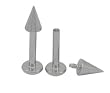 INTERNALLY THREADED SPIKE LABRET
