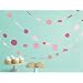 Martha Stewart Hanging Dots, Pink Glittered
