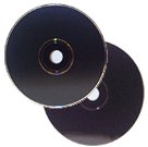 Black/Black 48X 80-Min Double-Sided Colored CD-R by Prodisc 100-Pak