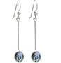 Sterling Silver Mother of Pearls Hook Earrings - Gems Couture