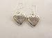 Sterling Silver Earrings Heart Aromatherapy Diffuser Locket