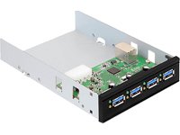 DELOCK HUB USB3.0 4 Port int.3.25 schwarz Preisvergleich