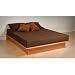 Oak Double/Full Platform Bed, Prepac OBD-5475
