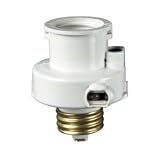 Indoor/Outdoor Light Sensor for both Incandescent and Fluorescent Lights! Turns on at dusk and off 6 Hours Later