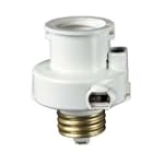 Indoor/Outdoor Light Sensor for both Incandescent and Fluorescent Lights! Turns on at dusk and off 6 Hours Later