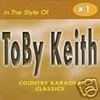 Toby Keith COUNTRY KARAOKE CLASSICS CDG VOL. 01