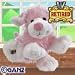 Webkinz Pink and White Dog with Webkinz Magnetic Bookmark