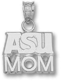 Arizona State Sun Devils ASU Mom Pendant - Sterling Silver Jewelry