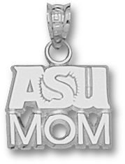 Arizona State Sun Devils ASU Mom Pendant - Sterling Silver Jewelry