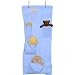 Tadpoles Classics Gingham Blue - 10-pocket canvas over-the-door organizer