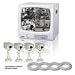 Photo : JWIN BLACK & WHITE 12" QUAD MONITOR WITH 4 CCD CAMERAS & 4 CABLES