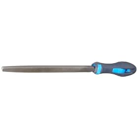 PFERD 11101P 8" DIY Packaged, Second Cut Three Square File With Handle