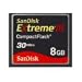 SanDisk 8 GB Extreme III CF Card SDCFX3-008G-A31  (Retail Package)