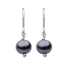 Kit Heath Sterling & Blue Pearl Dangle Earrings
