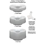 Product details for Contoured Tall-Ette Elevated Toilet Seat - 4