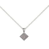 18ct Diamond Cluster Pendant