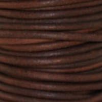 Natural Dye Red Brown Round Leather Cord 1.5mm x 10m BEST VALUE!