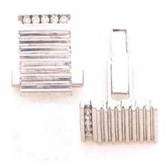 White Gold .30ct. Diamond Cuff Links