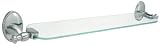 Hardware House 583088 Sheffield Glass Shelf Satin Nickel