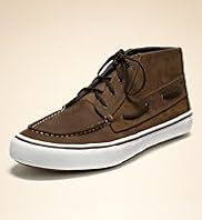 North Coast Waxed Leather Lace up Boat Boots