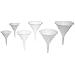 Dynalon 542565-0SET 6 Piece General Purpose Polypropylene Funnel Assortment