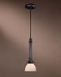 Minka Lavery Iconic 1 Light Black Mini Pendant 1861-66