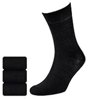 3 Pairs of Plain Socks with Wool