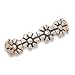 Oxidized Flower Toe Ring