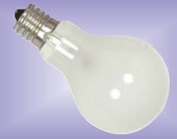 Satco S4167 130-Volt 60-Watt A15 Intermediate Base Light Bulb, Frosted