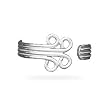 Wire Wrap Design Toe Ring