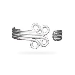 Wire Wrap Design Toe Ring